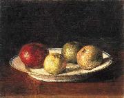 Henri Fantin-Latour, A plate of apples,